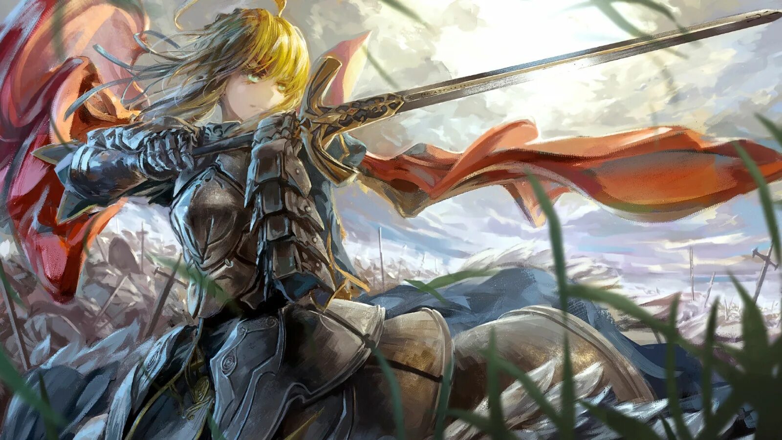 Мордред пендрагон фейт. Warrior's fate. Bedivere fate art. Okita souji fate меч. Сейбер мордред.