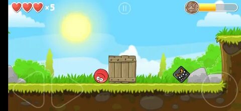 Старая игра красный шарик