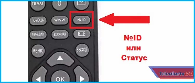 Канал смотрим номер. Как узнать ID Триколор на телевизоре. Кнопка ИД на пульте Триколор. Как узнать ИД приемника Триколор ТВ. Как узнать ID приёмника Триколор ТВ.