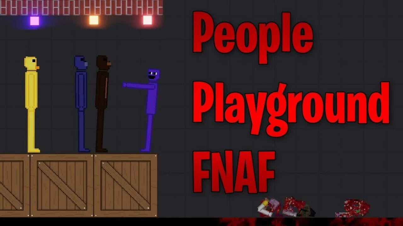 Item plus people playground. Пипл плейграунд фнаф. people playground моды. people playground моды fnaf. people playground fnaf.
