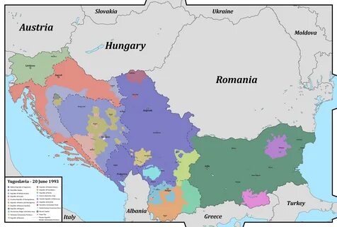 Карта 1993