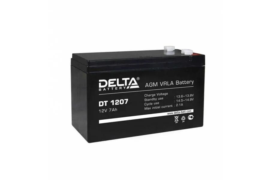 АКБ Delta DT 1207. Аккумулятор Delta DT 1207 (12v 7ah). Аккумуляторная батарея Delta DT 1207 (12v / 7ah). Батарея для ИБП Delta DT 1207.