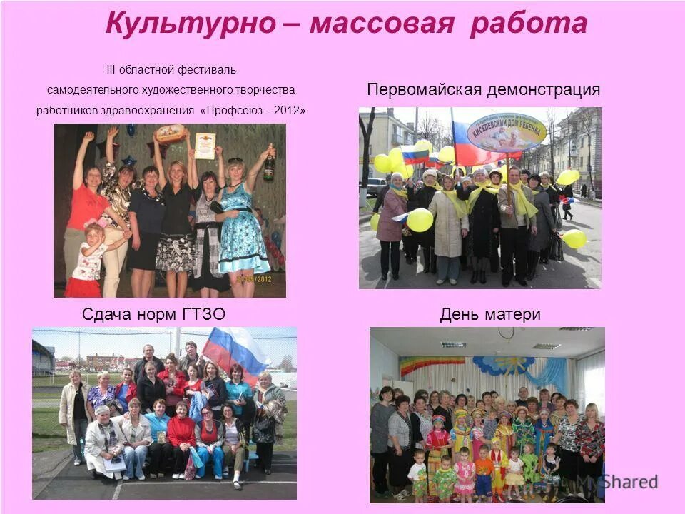 культурно массовая деятельность это