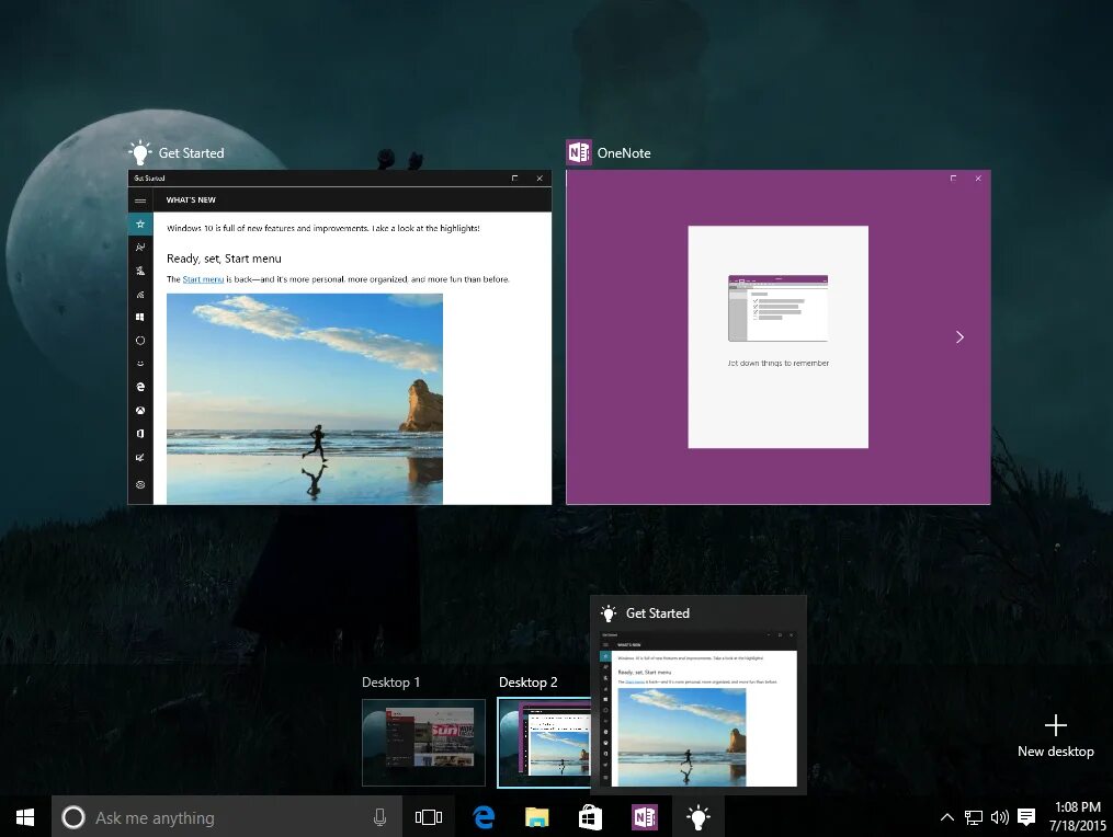 Task view. Task view windows 10. task view win 10. task view - new desktop.