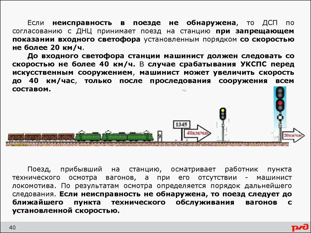 Порядок действия дсп. Прием поезда на станцию при неисправности входного светофора. Прием поездов при неисправности входного. При запрещающем показании входного светофора.