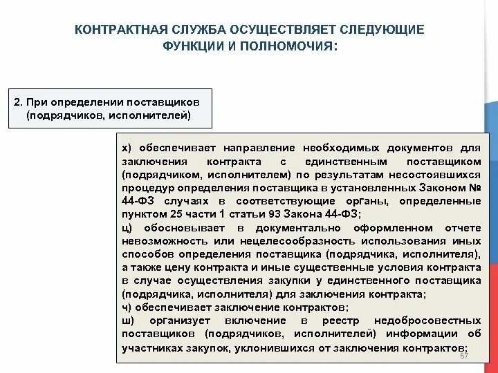 Специализированная организация по осуществлению закупок. Контрактная служба осуществляет следующие функции и полномочия:. Какие из следующих функций осуществляет контрактная служба?. Вывод по контрактной службе. Специализированная организация по 44 ФЗ.