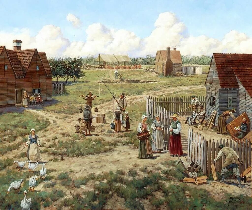 Поселение иностранцев. Форт джеймстаун 1607. колония джеймстаун в 1607 году. джеймстаун первое английское поселение. американские переселенцы 17 век джеймстаун.