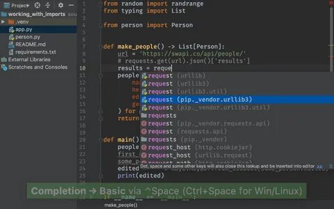 Pycharm библиотеки