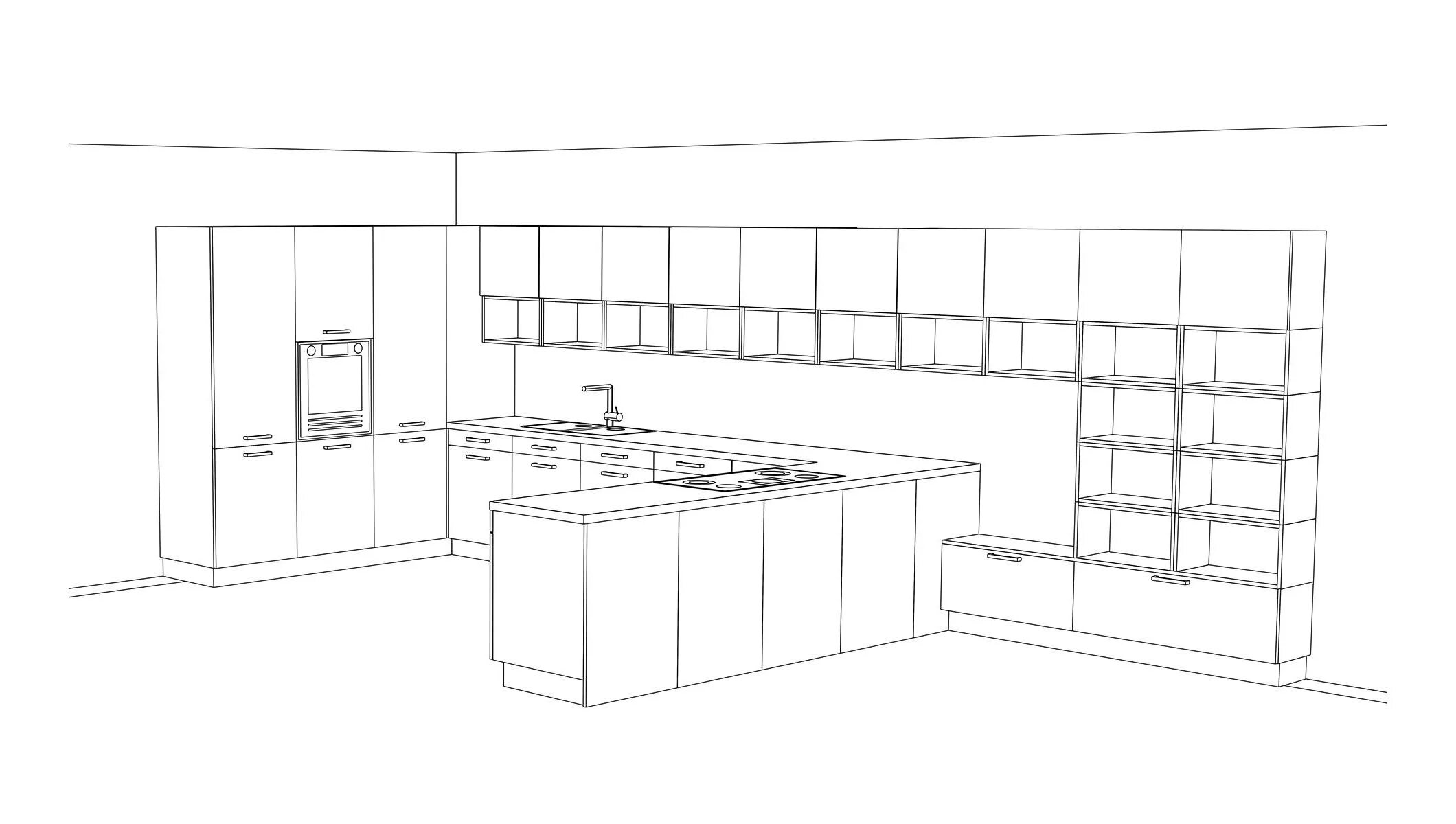 Проект кухни с материалами Mutfak Dolabı Ölçüleri ve Dolaplar Arası Mesafeler Kitchen furniture design, Kit