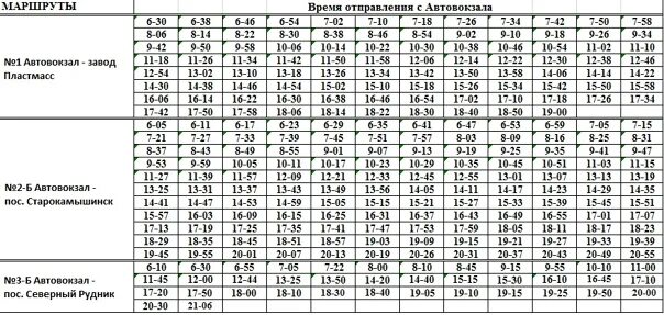 Расписание номер автобусов екатеринбурга