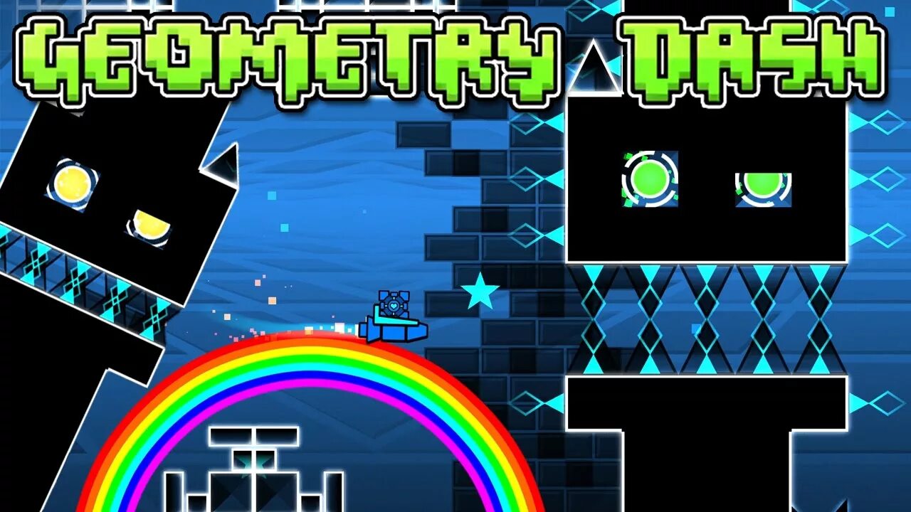 Геймитридэш играть. Самый красивый уровень в geometry dash. 2 level. Геймитридэш играть. Игра кубик геометрия даш.