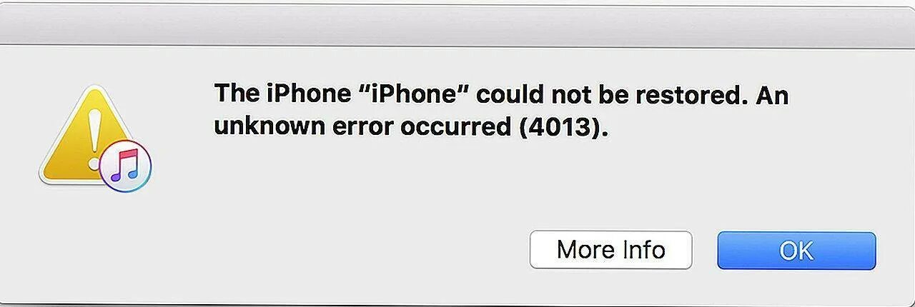 Не удалось восстановить айфон ошибка. Ошибка iphone. Не удаётся восстановить iphone. Произошла Неизвестная ошибка айфон. Ошибка 4013 при восстановлении iphone.