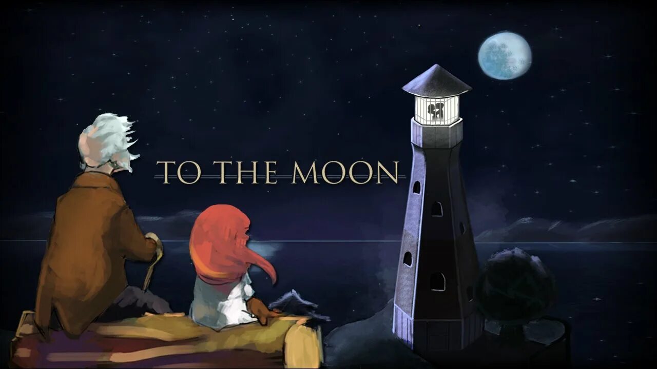 На луну игра на андроид. Ту зе Мун игра. To the Moon Ривер и Джон. Игра Луна. To the Moon арты.