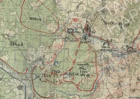 Показать военную карту