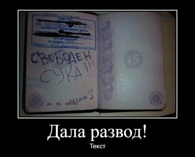 Развода не будет