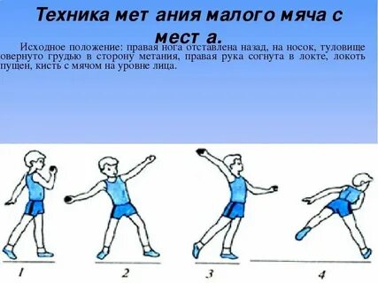 Метание малого мяча на дальность 5 класс
