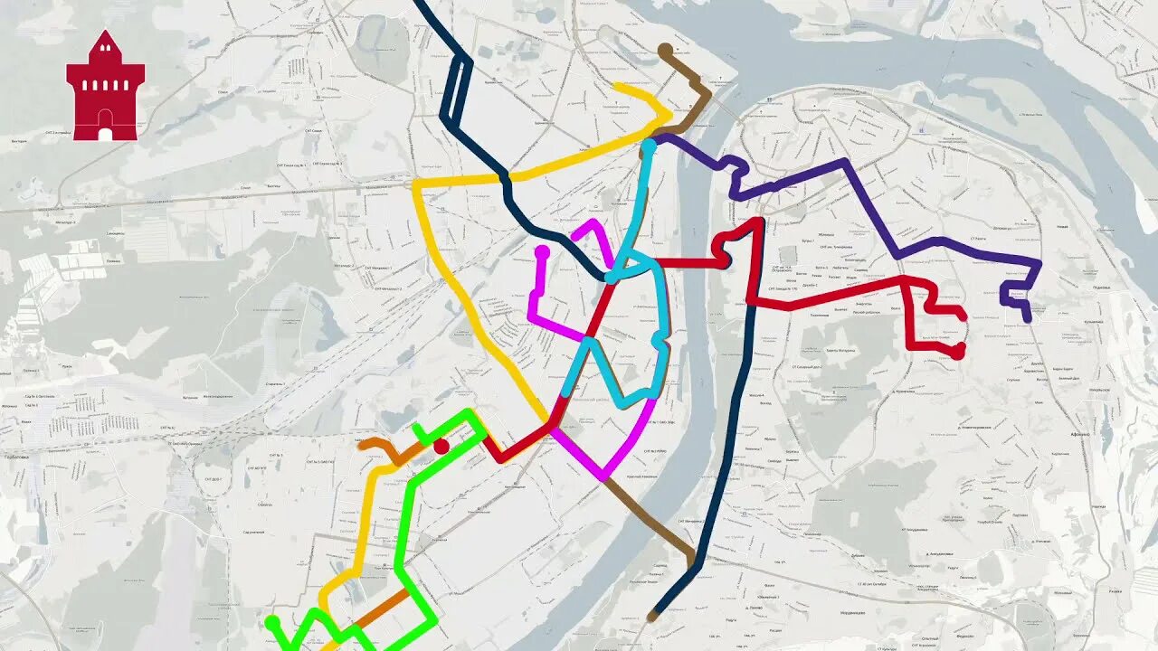 Движение автобусов нижний новгород в реальном. Схема движения автобусов Нижний Новгород. Схема городского транспорта Нижний Новгород. Карта общественного транспорта Нижнего Новгорода. Карта маршрутов городского транспорта Нижнего Новгорода.
