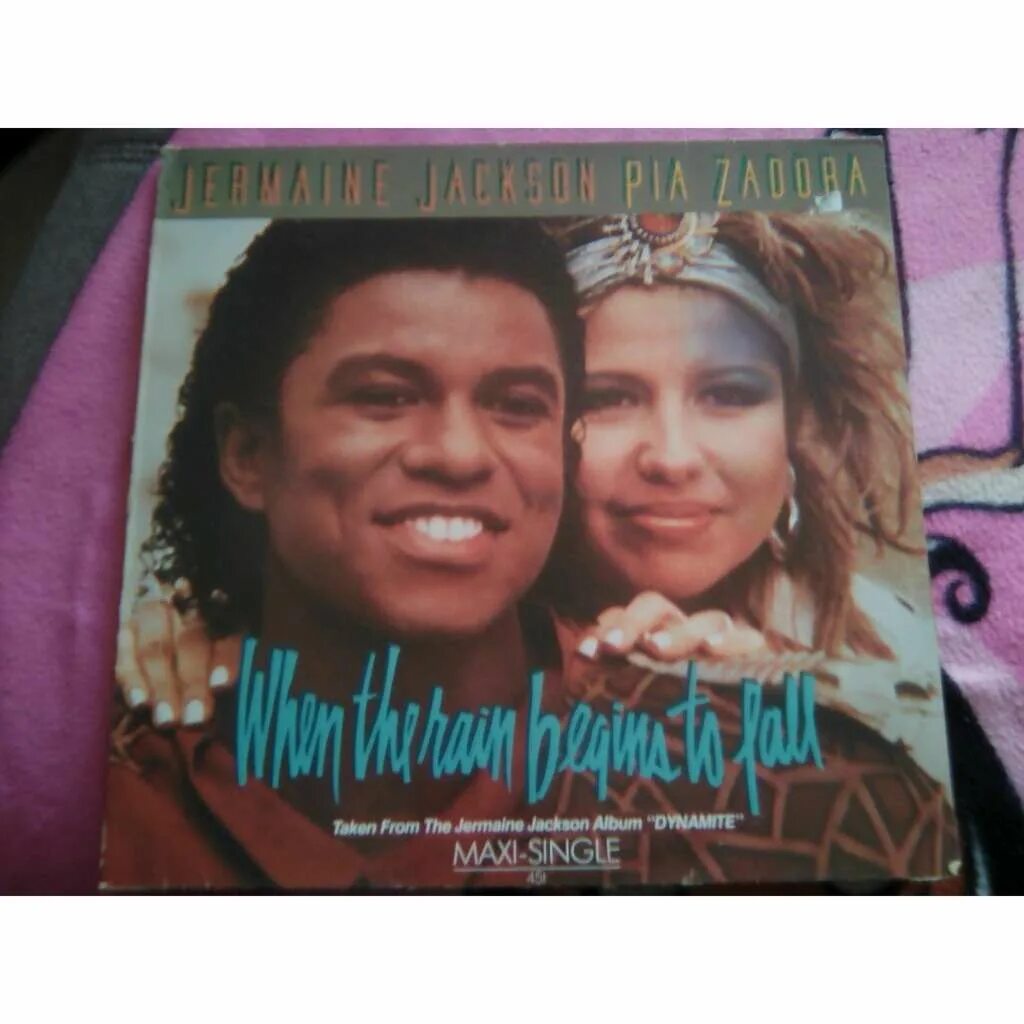 Jermaine Jackson & Pia Zadora. Jermaine Jackson, Pia Zadora - when the Rain begins to Fall. Jermaine Jackson, Pia Zadora when the Rain begins to Fall Single 1984. Jermaine Jackson, Pia Zadora when the Rain begins to Fall 184. When the rain began