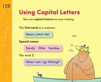 Using capital letters