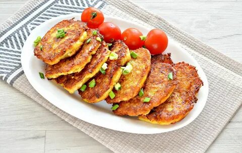 Котлеты из печени с кабачком
