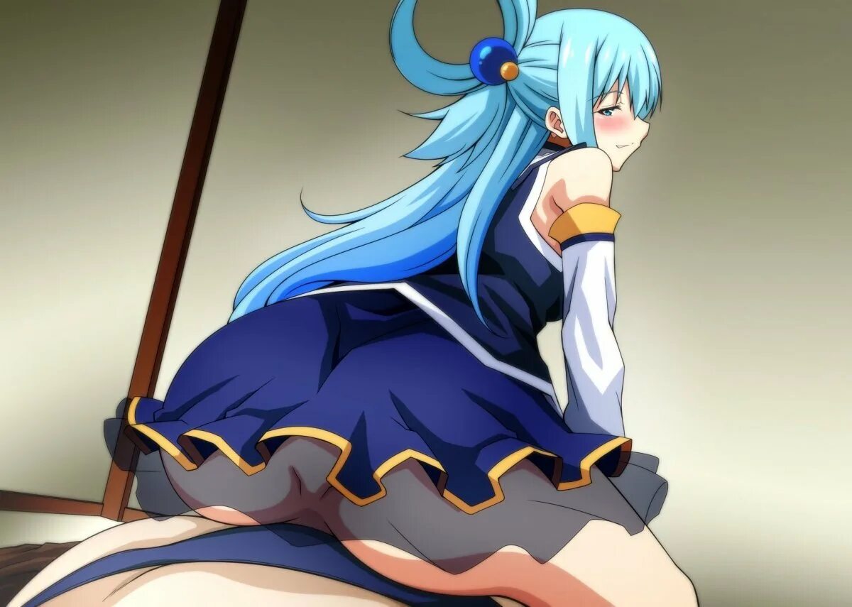 Konosuba 18. Konosuba aqua трусы. aqua konosuba горничная. аква konosuba r18. аква коносуба 18.