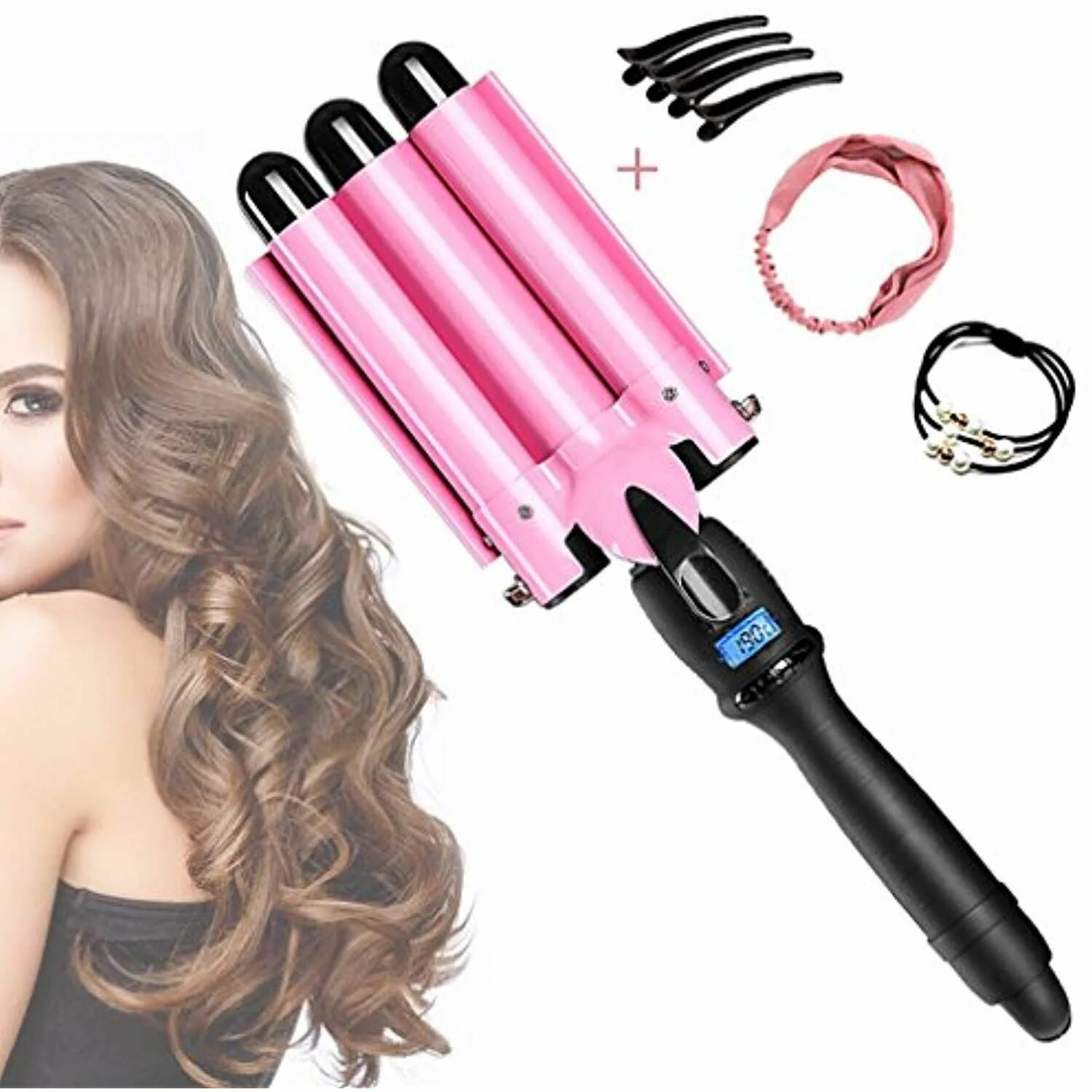 Cecotec curling iron. Плойка для волос. Плойка хот тулс для волос. Klaime professional curling iron klm-2217. Девушка с плойкой.