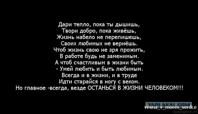 Дари тепло пока ты дышишь твори добро пока живешь. Стих Дари тепло пока ты дышишь твори добро пока живешь. Пока живешь твори добро. Живите пока живется стихи. Люби люби пока дано любить