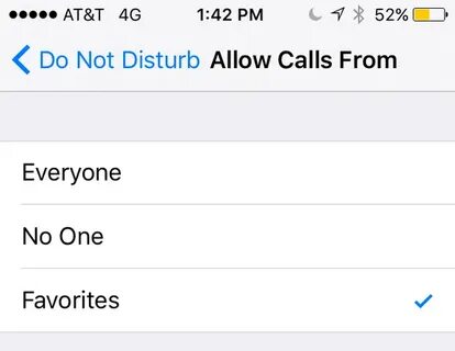 Allow calls