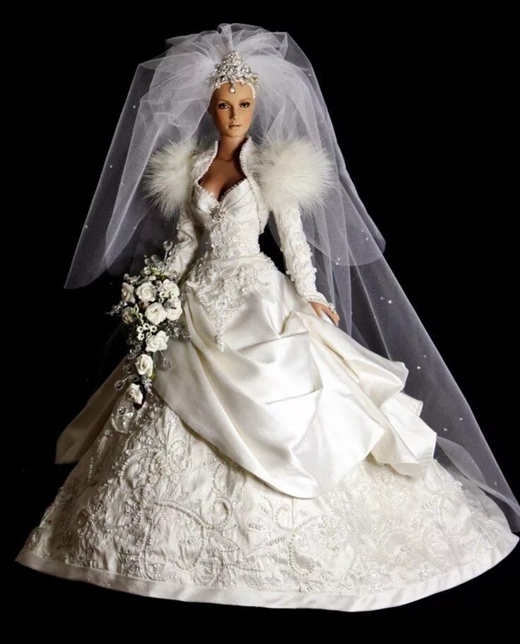 Купить куклу невесту. Кукла Барби David's Bridal невеста. Барби в свадебном платье. Свадебное платье для Барки. Кукла в свадебном платье.