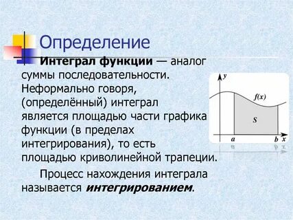 Применение определенного интеграла