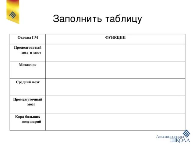 Заполните таблицу отделы головного мозга. Функции отделов ГМ. Отделы ГМ строение и функции. Функции отделов мозга таблица. Заполните таблицу функции отделов головного мозга