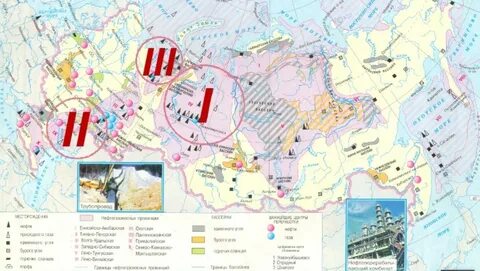 Топливно энергетический комплекс карта