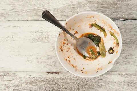 Empty dish