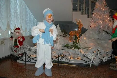 Снеговик на новогоднем утреннике