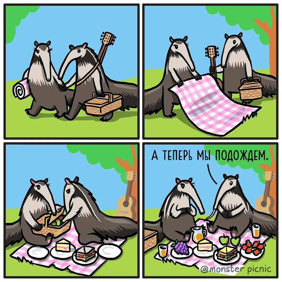 Smiling critters comics