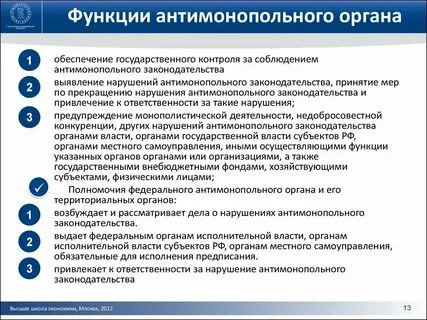 Антимонопольное законодательство в органах исполнительной власти