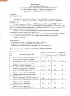 Голосование общего собрания
