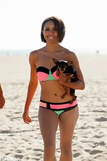 Celeb Diary: Kat Graham & Cottrell Guidry in Santa Monica Bikini Pictur...