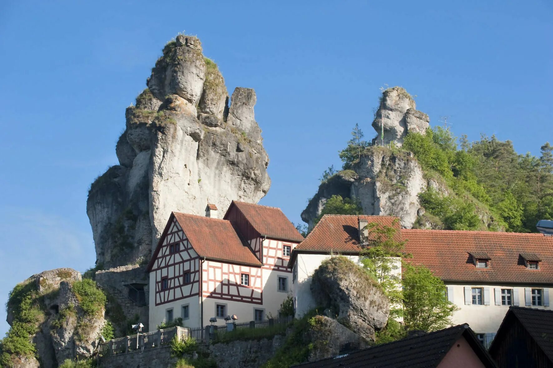 Das schweiz. Поттенштайн Германия. Поттенштайн замок Бавария. Тюхерсфельд. Франкише.