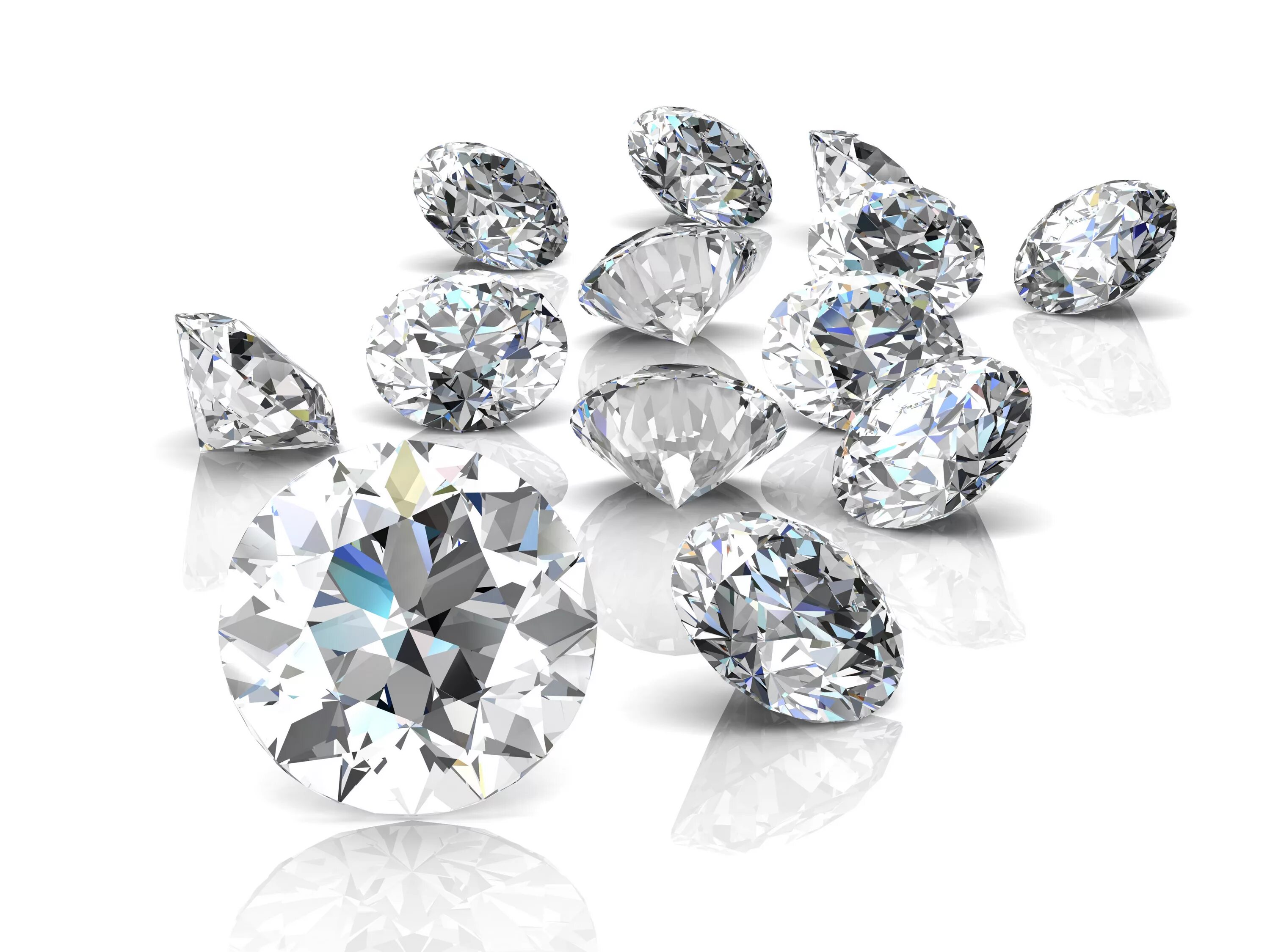 Россыпь бриллиантов. Ювелирные изделия first class diamonds