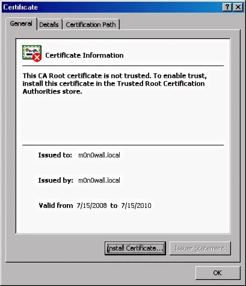 Корневые сертификаты linux