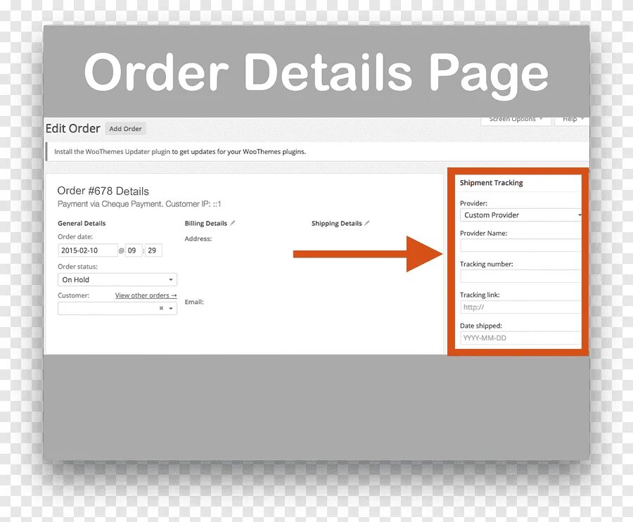 Details order ru. WOOCOMMERCE плагин. Details Page. Трекинг плагин. Топ пакетов плагинов.