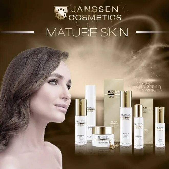 Янсен интернет. Космецевтика janssen. янсен косметика mature skin. янсен косметика реклама. janssen cosmetics баннер.