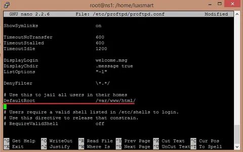 Default directory