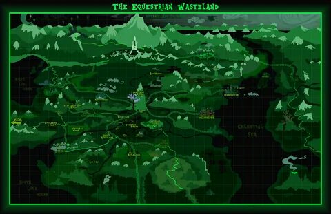 Map Of Fallout Equestria By Paranoiaorigins On Deviantart Images and Photos find