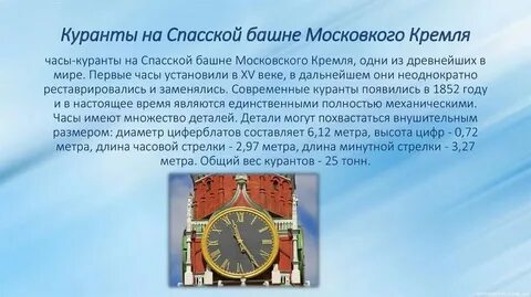 Часы и время кратко