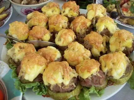 Стожки с грибами в духовке