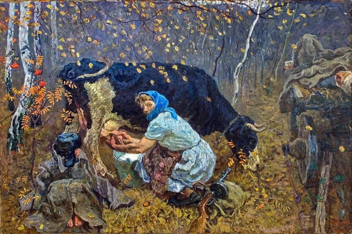 Картина п. Братья Ткачевы "в Партизанской крае". Братья ткачёвы художники. Братья Ткачевы в колхоз. Ткачев Алексей Петрович художник.