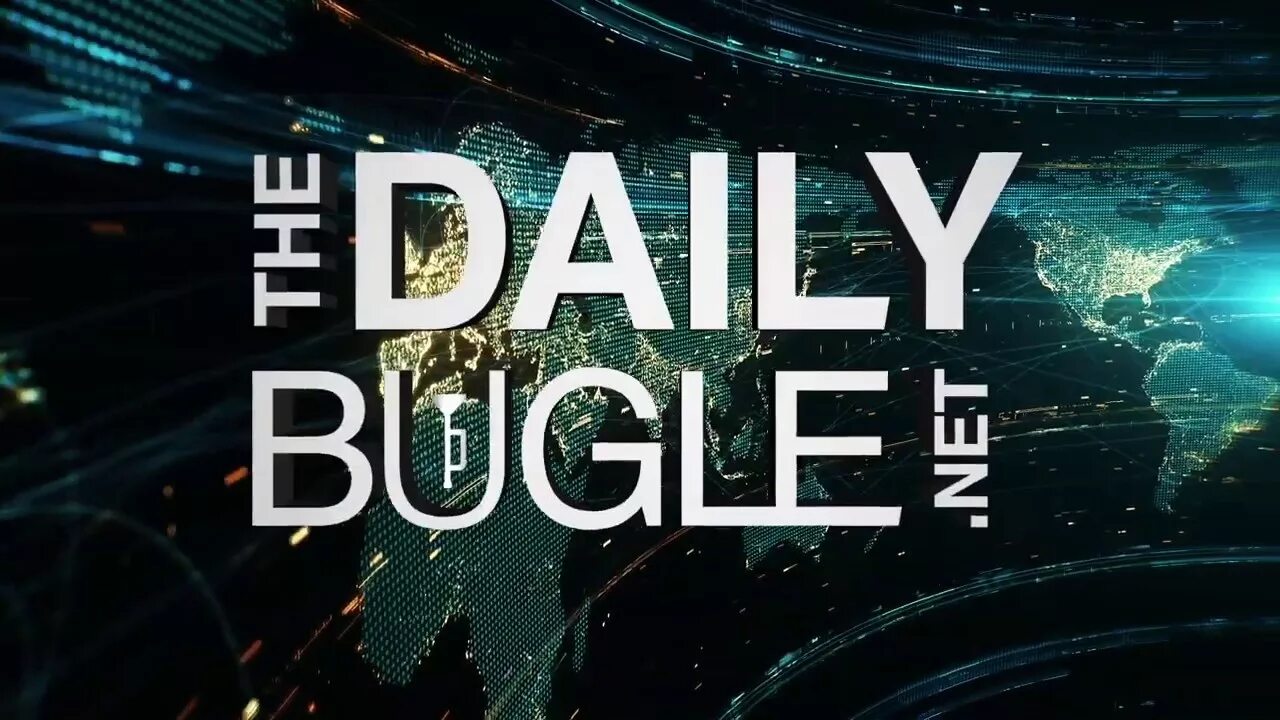 Daily Bugle logo. Open my years