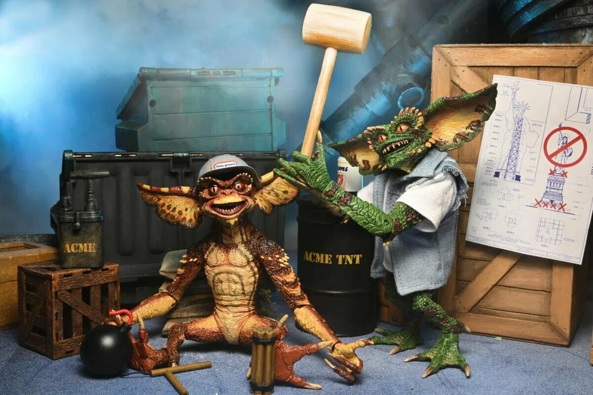 Фигурка Гремлина — NECA Gremlins Ultimate. NECA / фигурка NECA Gremlins. Гремлины 2. Brain Gremlin NECA Gremlins 2 Ultimate Figure.